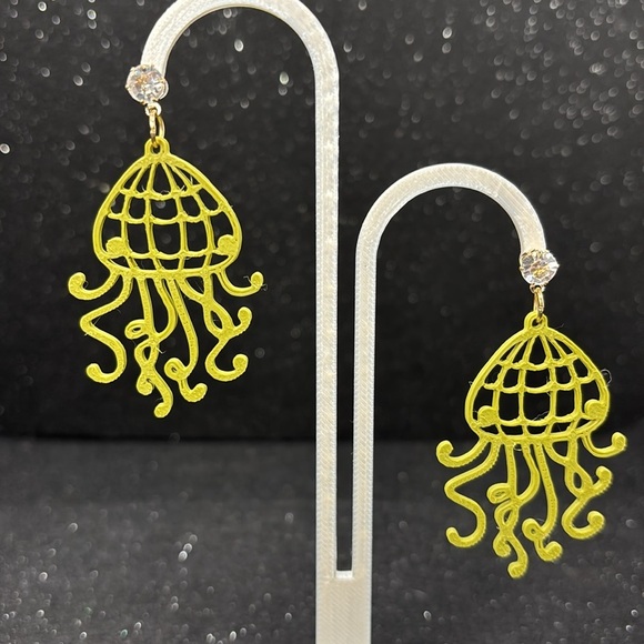 Jellyfish Earrings - Picture 4 of 4